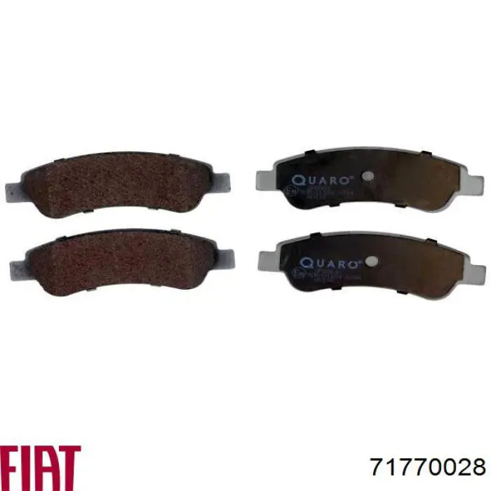 Купити 71770028 Fiat/Alfa/Lancia Задні колодки