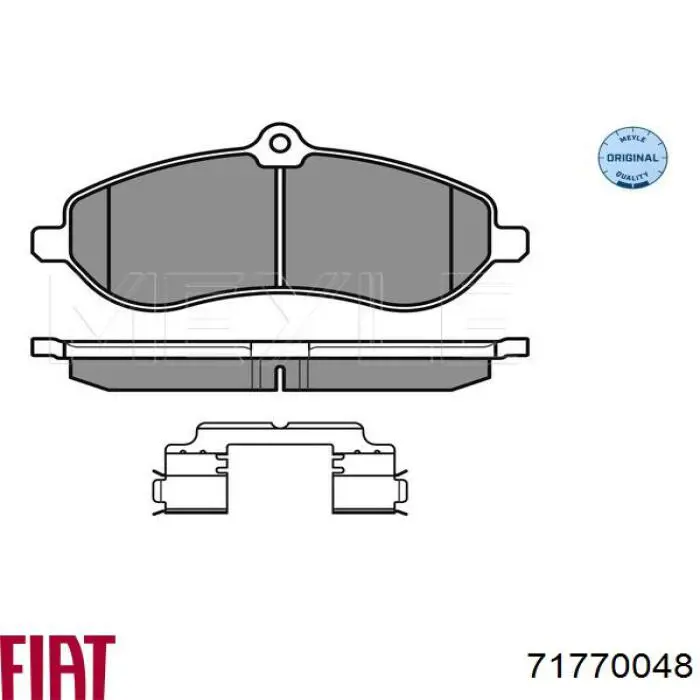Купити 71770048 Fiat/Alfa/Lancia Колодки гальмівні передні, дискові