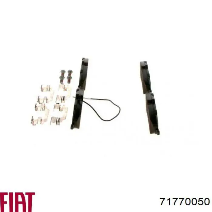Купити 71770050 Fiat/Alfa/Lancia Колодки гальмівні передні, дискові