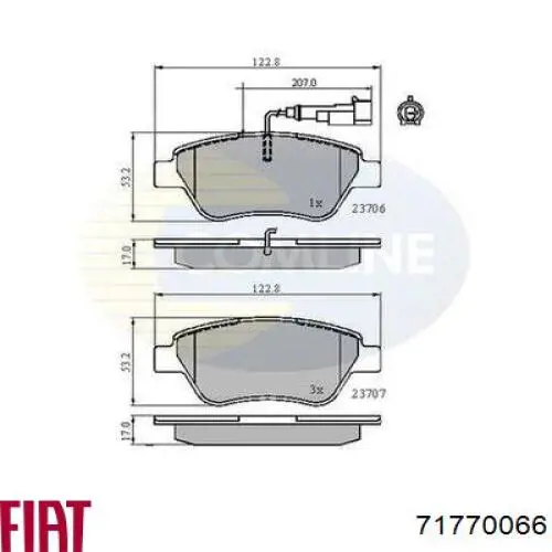  71770066 Fiat/Alfa/Lancia