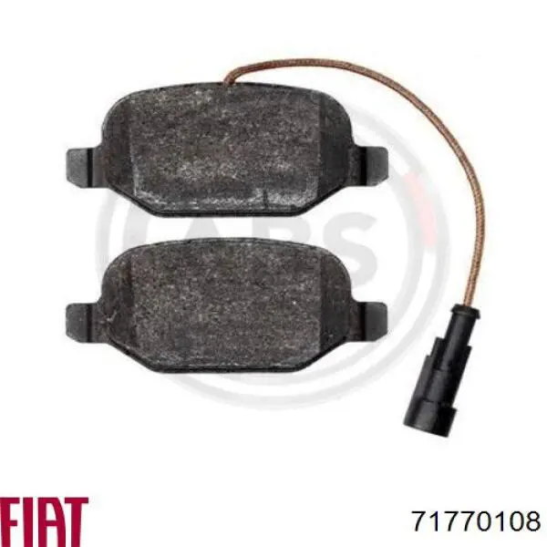 Купити 71770108 Fiat/Alfa/Lancia Задні колодки