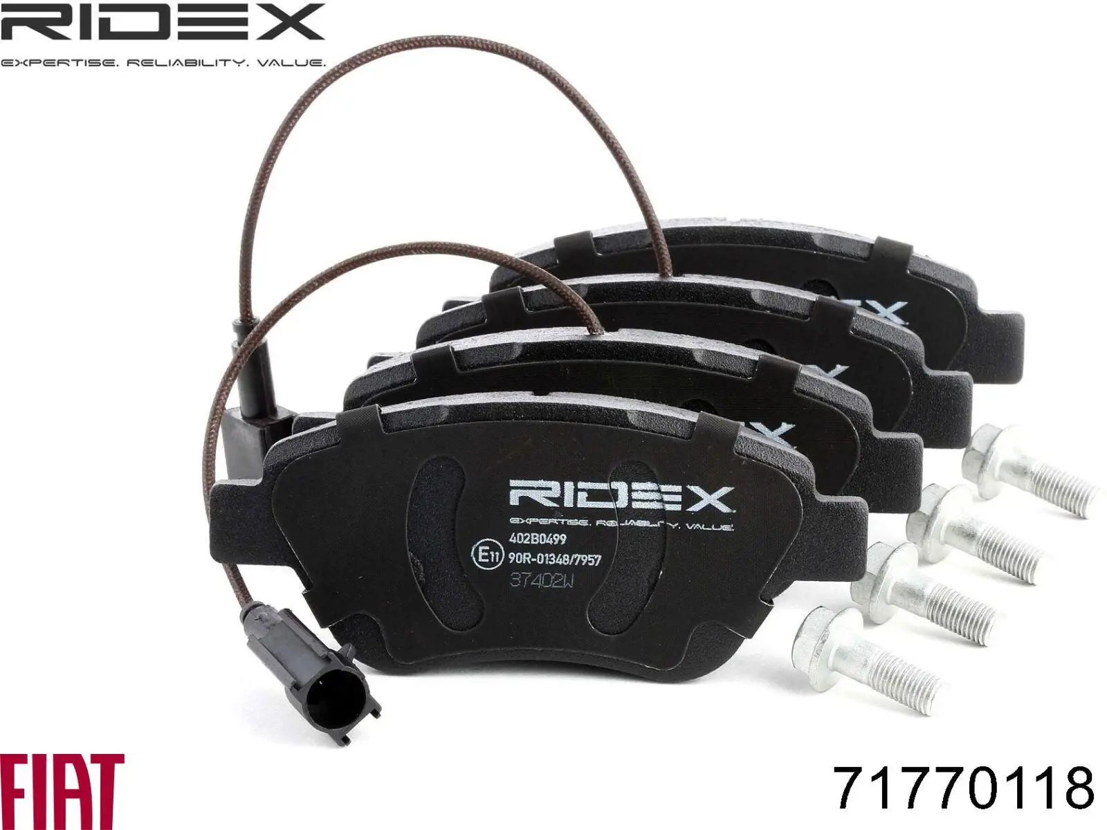 Гальмівні колодки Fiat/Alfa/Lancia 71770118 ціна, від 24.76 USD