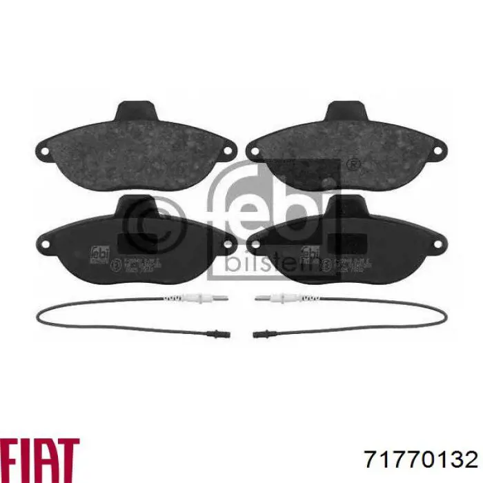 Гальмівні колодки Fiat/Alfa/Lancia 71770132 ціна, від 18.74 USD