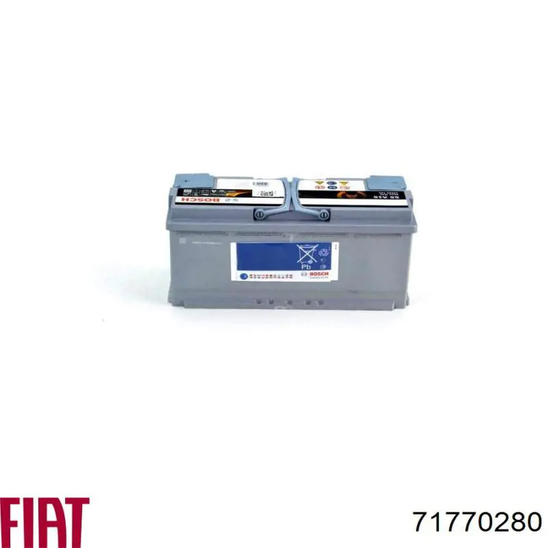 Батарея акумуляторна Fiat/Alfa/Lancia 71770280 ціна, від 291.79 USD