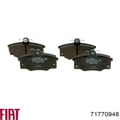 Гальмівні колодки Fiat/Alfa/Lancia 71770948 ціна, від 12.07 USD