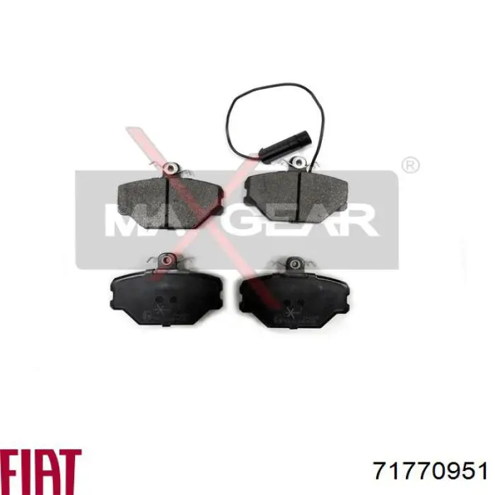 Гальмівні колодки Fiat/Alfa/Lancia 71770951 ціна, від 11.82 USD