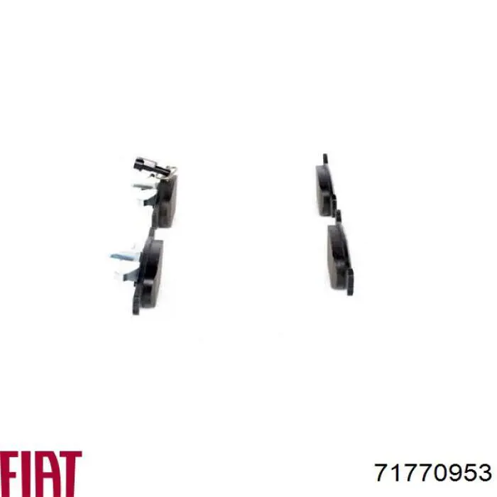 Купити 71770953 Fiat/Alfa/Lancia Колодки гальмівні передні, дискові