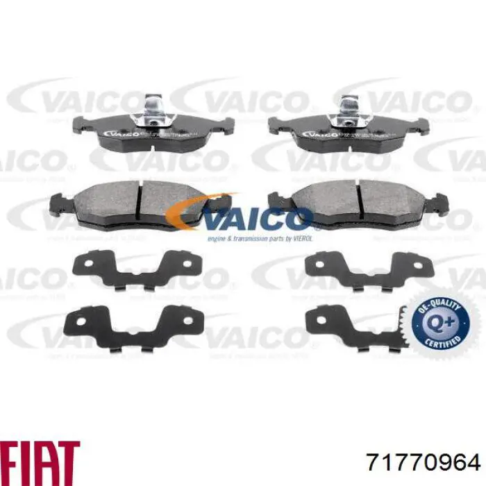 Передні тормозні колодки 71770964 Fiat/Alfa/Lancia