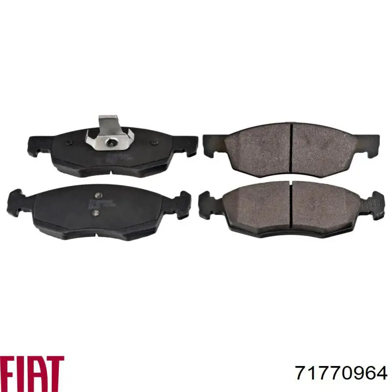 Тормозні колодки Fiat/Alfa/Lancia 71770964