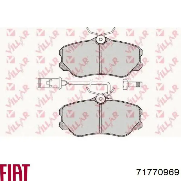 Купити 71770969 Fiat/Alfa/Lancia Колодки гальмівні передні, дискові