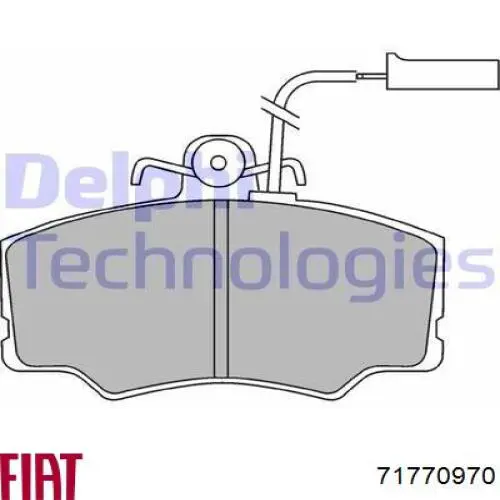 Гальмівні колодки Fiat/Alfa/Lancia 71770970 ціна, від 29.06 USD