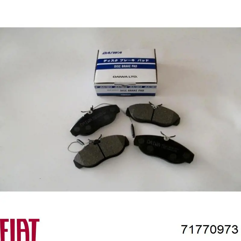 Передні тормозні колодки 71770973 Fiat/Alfa/Lancia
