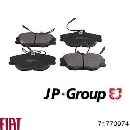 Передні тормозні колодки 71770974 Fiat/Alfa/Lancia
