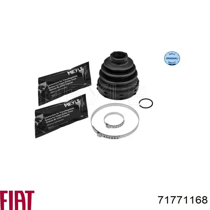 71771168 Fiat/Alfa/Lancia Пильник ШРКШ внутрішній, передній півосі