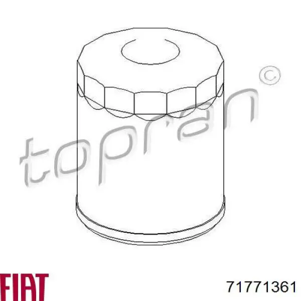 Фільтр масляний 71771361 Fiat/Alfa/Lancia