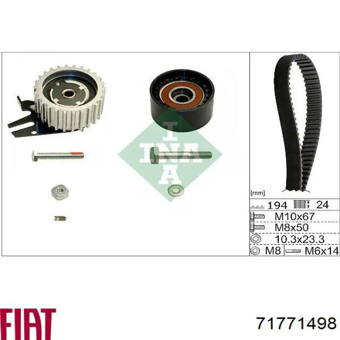 Ролик паразитний ГРМ 71771498 Fiat/Alfa/Lancia