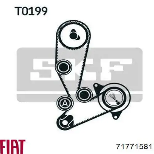 Купити 71771581 Fiat/Alfa/Lancia ГРМ ремень