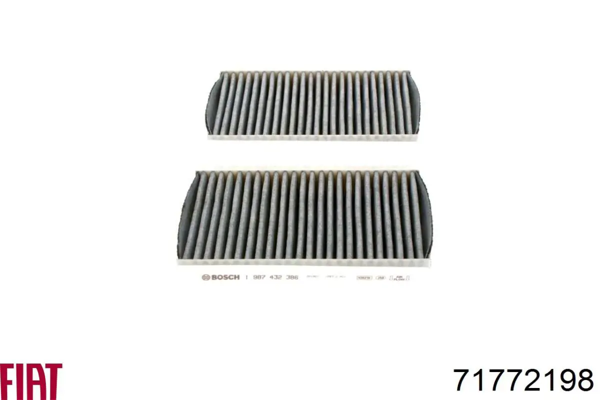 71772198 Fiat/Alfa/Lancia Внутрішньосалонний фільтр