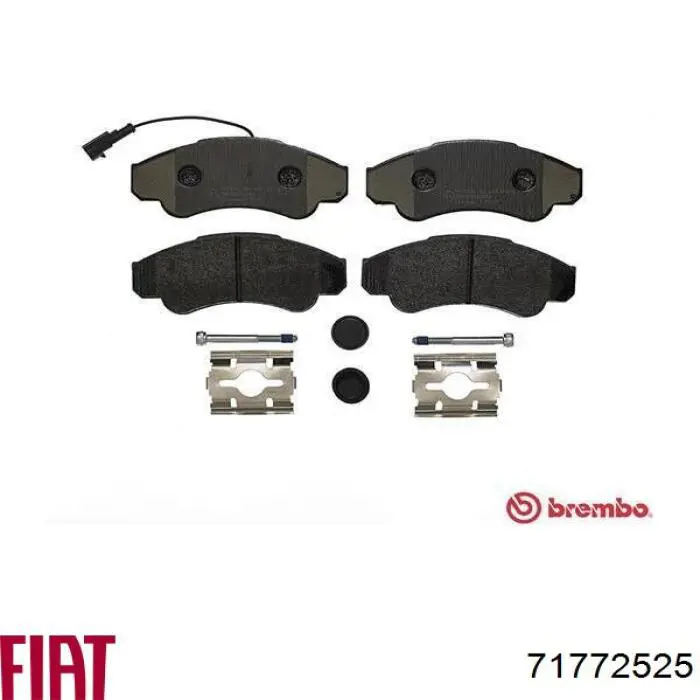 Гальмівні колодки Fiat/Alfa/Lancia 71772525 ціна, від 20.34 USD