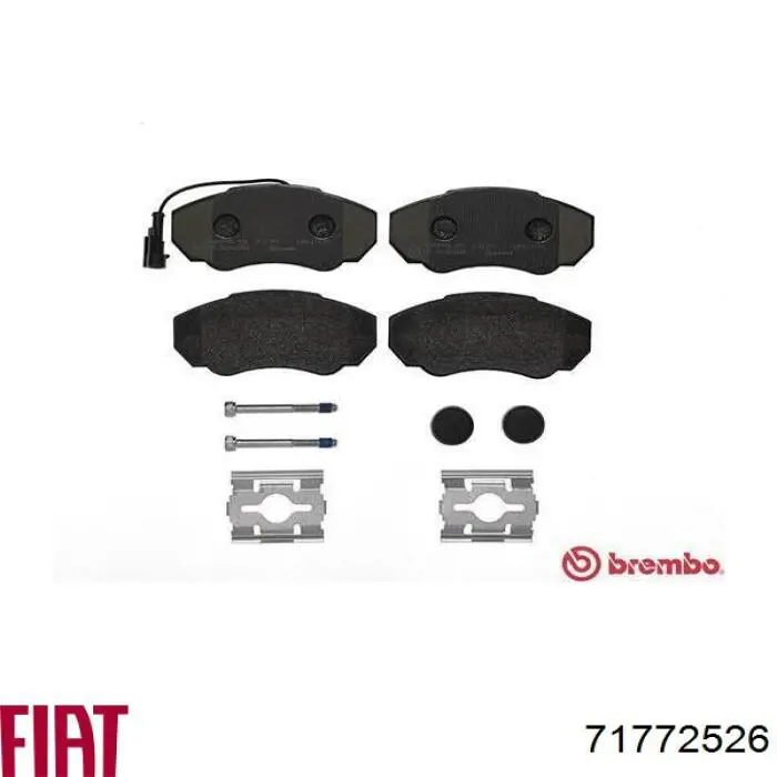 Гальмівні колодки Fiat/Alfa/Lancia 71772526 ціна, від 20.90 USD