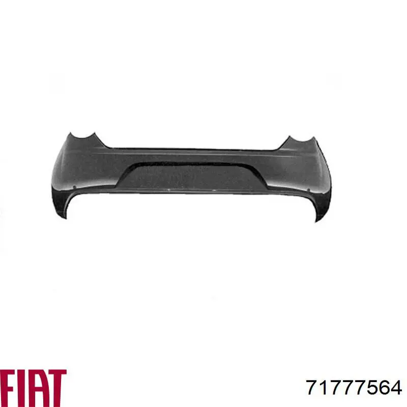 Кожух бампера заднього Fiat/Alfa/Lancia 156084446 ціна, від 37.94 USD