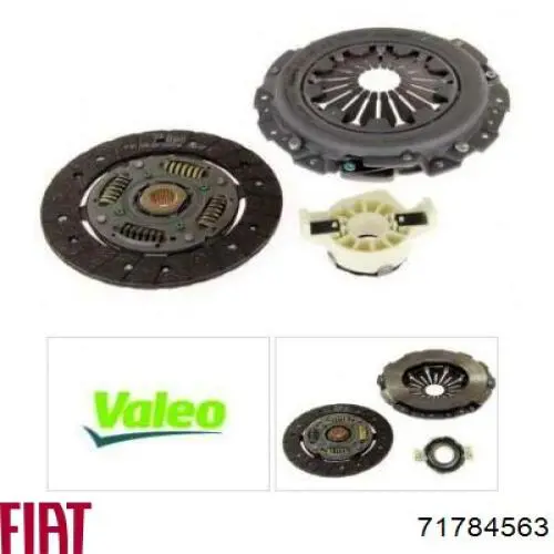 Купити 71784563 Fiat/Alfa/Lancia Комплект зчеплення (диск, корзина, підшипник)