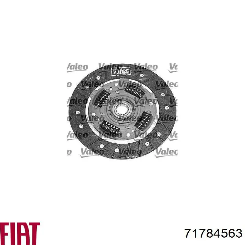 Комплект зчеплення (3 частини) Fiat/Alfa/Lancia 71784563 ціна, від 105.46 USD