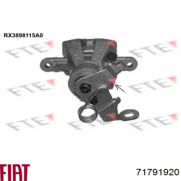 Супорт гальмівний задній лівий Fiat/Alfa/Lancia 71791920 ціна, від 65.50 USD