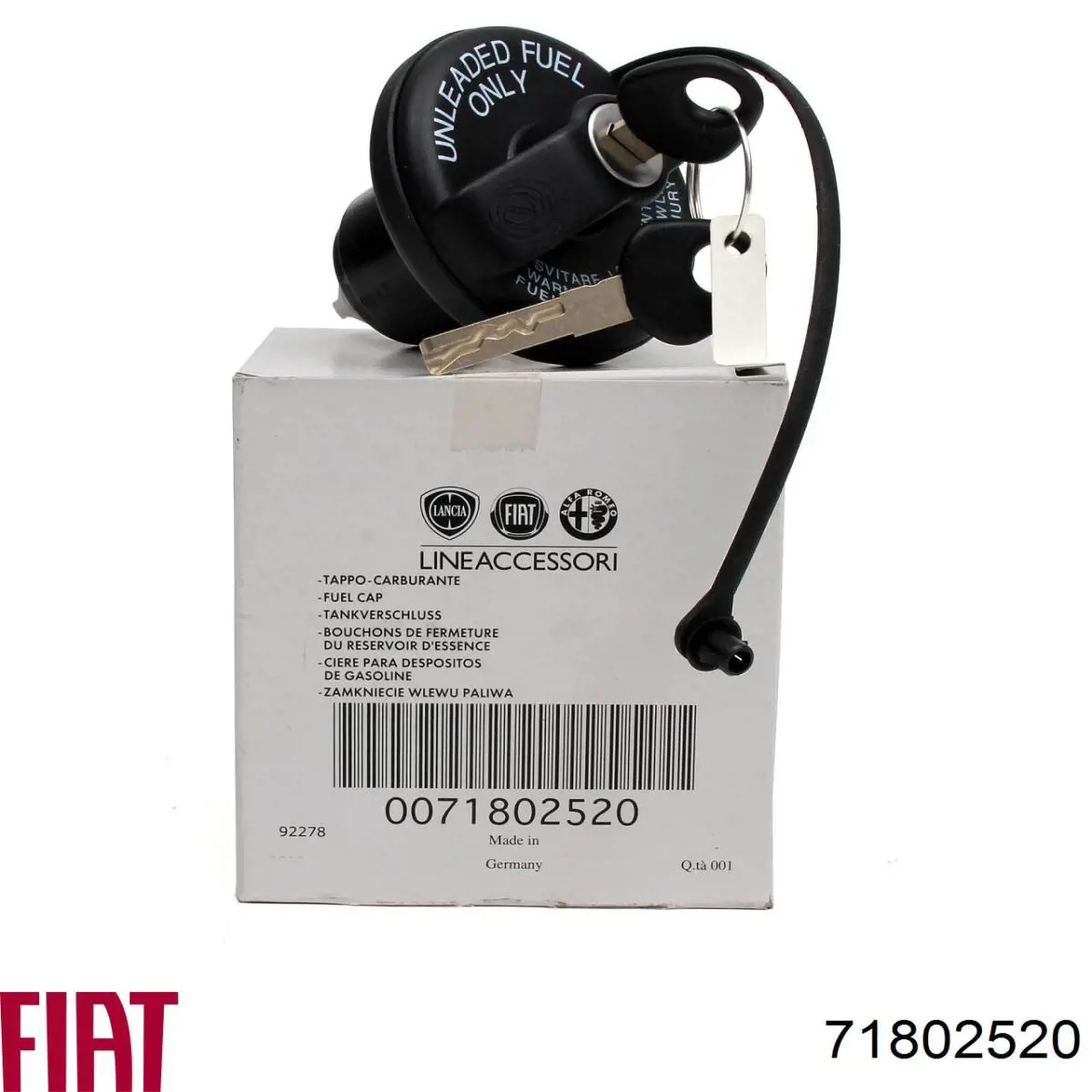 Купити 71802520 Fiat/Alfa/Lancia Пробка бензобака
