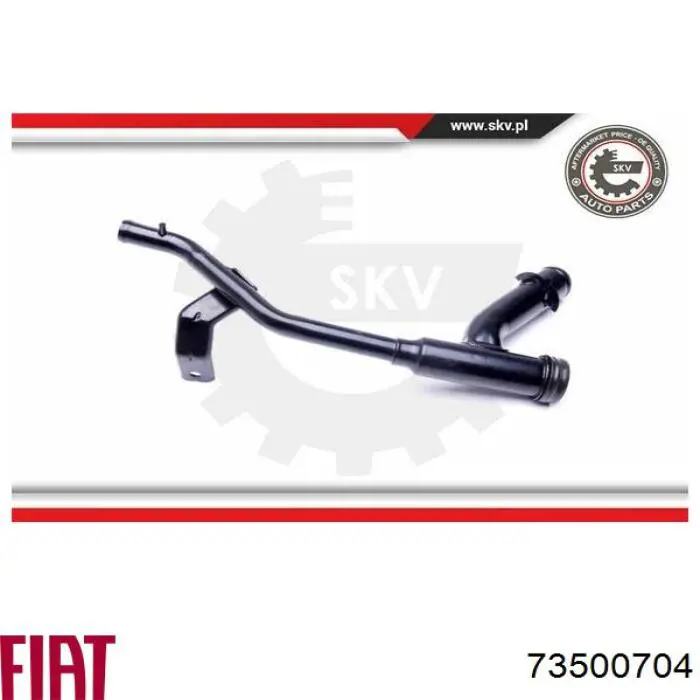 Шланг/патрубок системи охолодження Fiat/Alfa/Lancia 73500704 ціна, від 15.57 USD