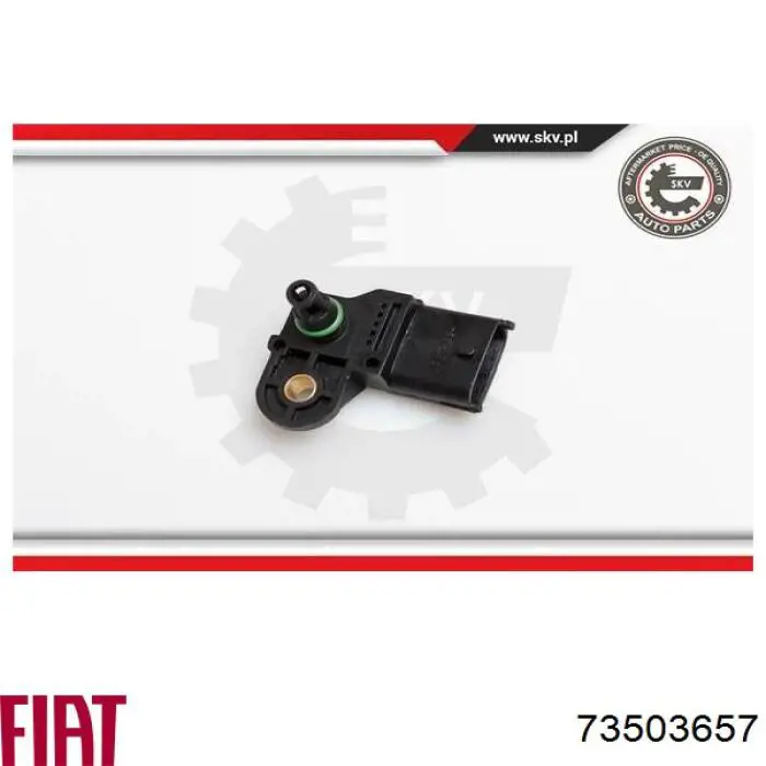 73503657 Fiat/Alfa/Lancia датчик тиску наддуву (датчик нагнітання повітря в турбіну)