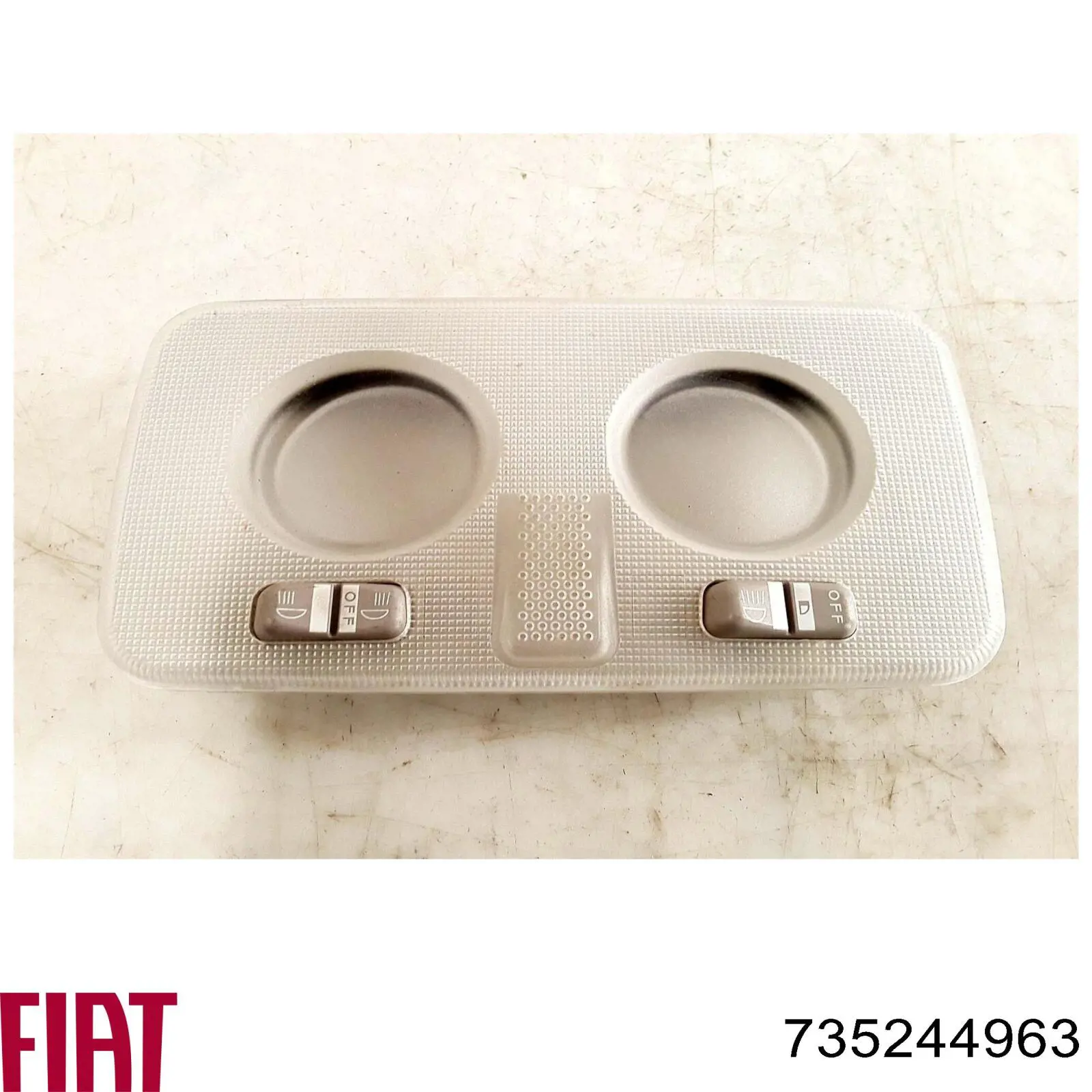 Плафон освітлення салону/кабіни Fiat/Alfa/Lancia 735244963 ціна, від 5.06 USD