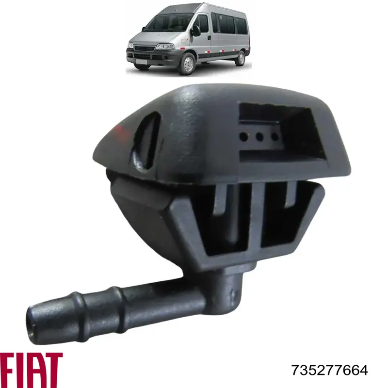 Сопло омивача лобового скла Chrysler 735277664 ціна, від 2.97 USD