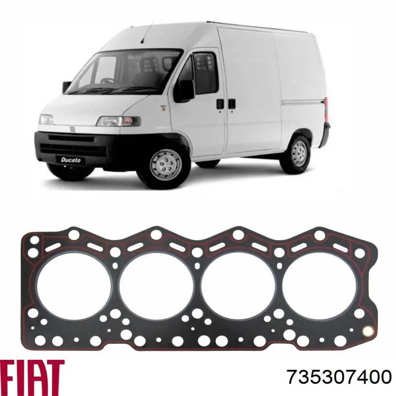 Купити 735307400 Fiat/Alfa/Lancia Ручка задньої (двостулкової) двері права зовнішня