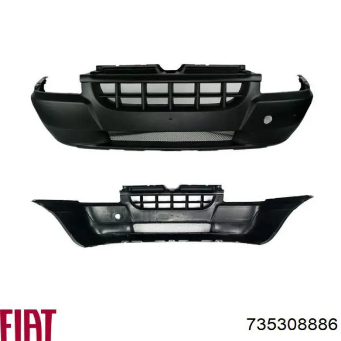 Бампер на авто Fiat/Alfa/Lancia 735308886 ціна, від 50.59 USD