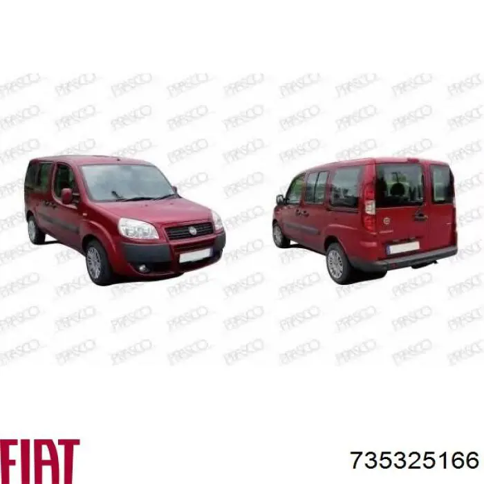 735325166 Fiat/Alfa/Lancia Праве дзеркало заднього виду
