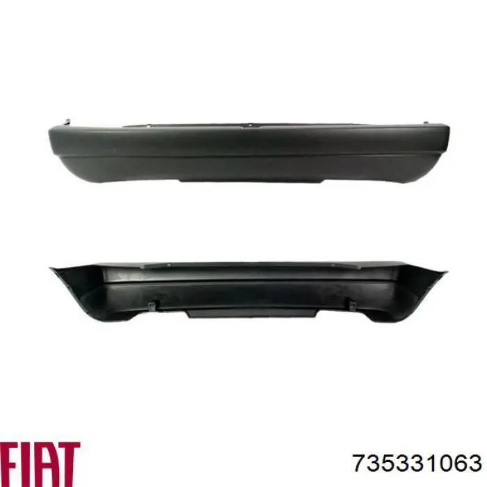 Кожух бампера заднього Fiat/Alfa/Lancia 735331063 ціна, від 82.66 USD
