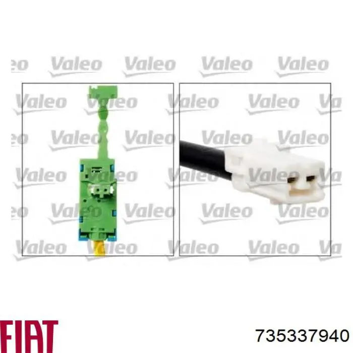 Перемикач підрульовий, лівий Fiat/Alfa/Lancia 735337940 ціна, від 18.28 USD