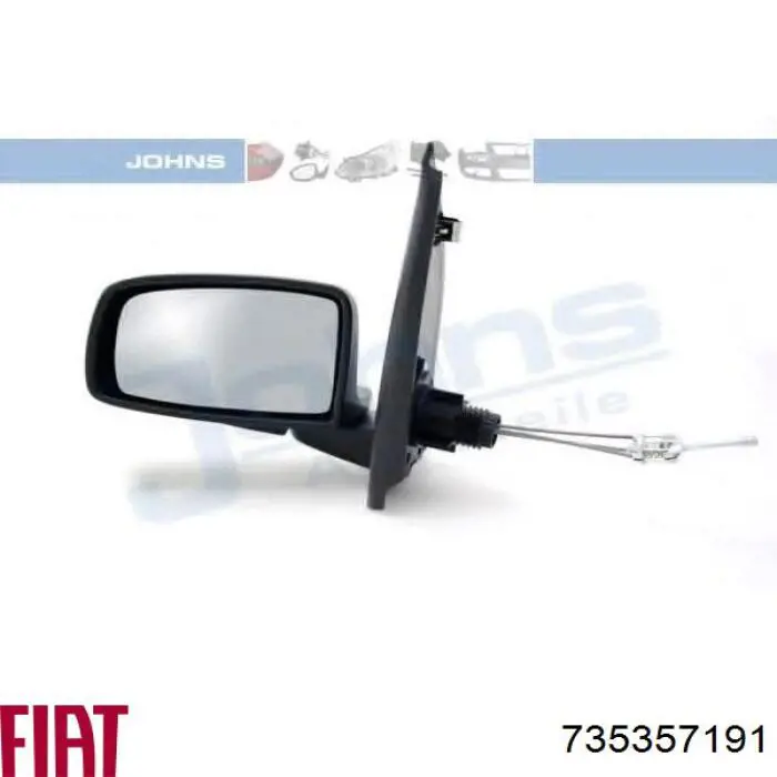 735357191 Fiat/Alfa/Lancia Дзеркало заднього виду, ліве