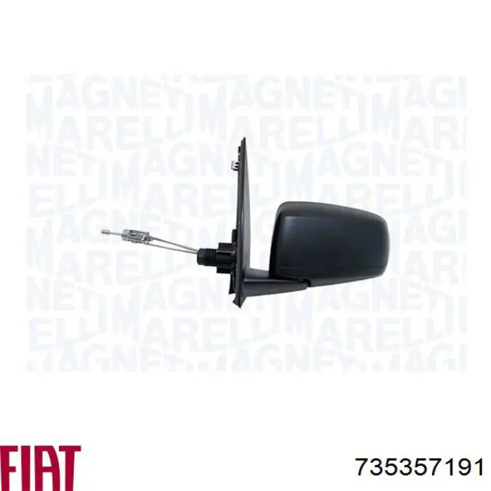 Ліве бічне дзеркало Fiat/Alfa/Lancia 735357191 ціна, від 26.76 USD