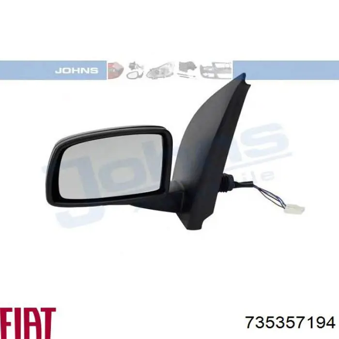 Купити 735357194 Fiat/Alfa/Lancia Бічне дзеркало заднього виду ліве