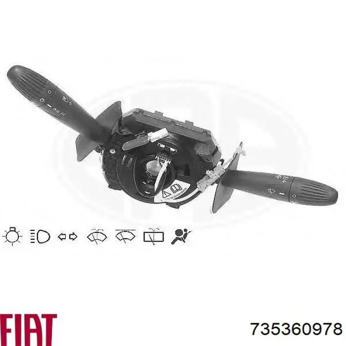 735360978 Fiat/Alfa/Lancia Перемикач підрульовий, лівий