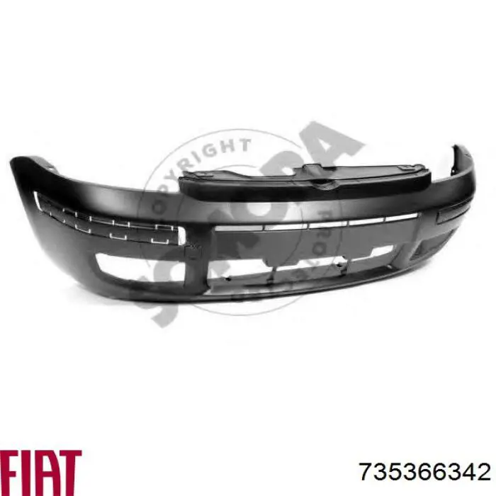 Купити 735366342 Fiat/Alfa/Lancia Буфер (бампер) передній