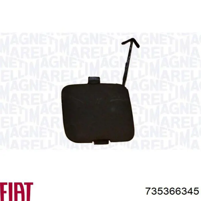 735366345 Fiat/Alfa/Lancia Заглушка бампера буксирувального гака, передня