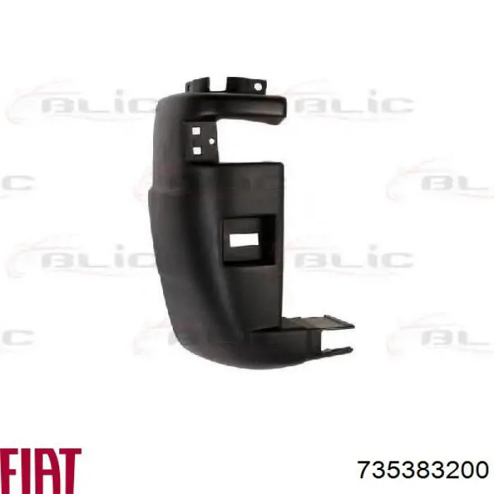 Бампер задній, ліва частина 735383200 Fiat/Alfa/Lancia