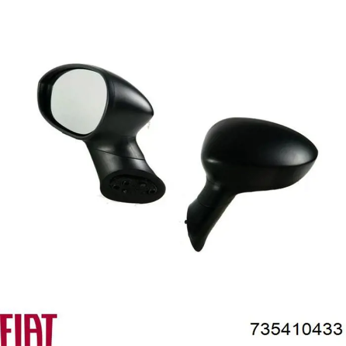 Ліве бічне дзеркало Fiat/Alfa/Lancia 735410433 ціна, від 30.22 USD
