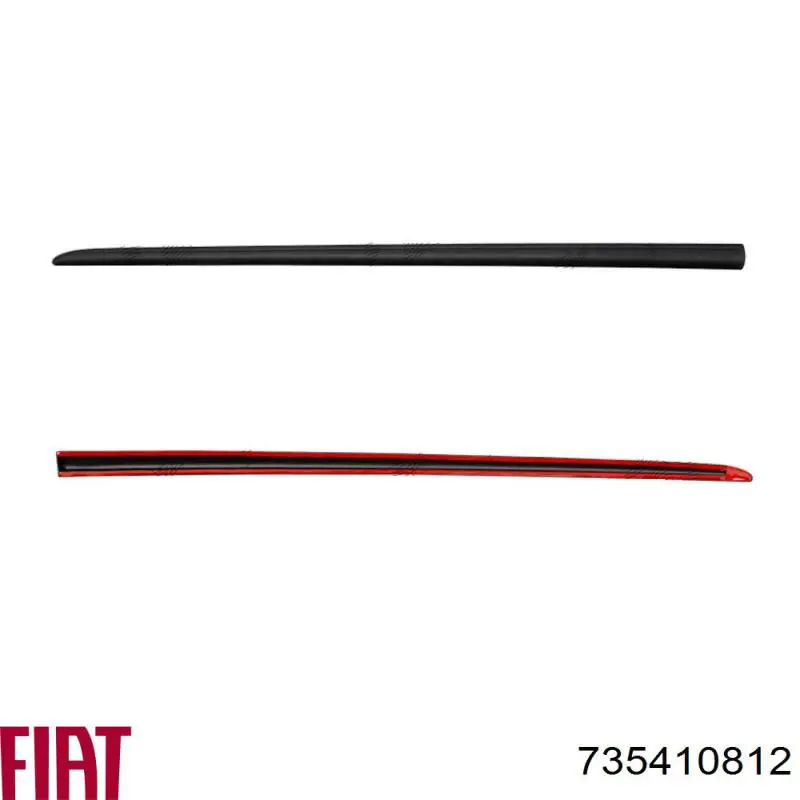 Молдинг передньої лівої двері Polcar 30240031 ціна, від 14.67 USD