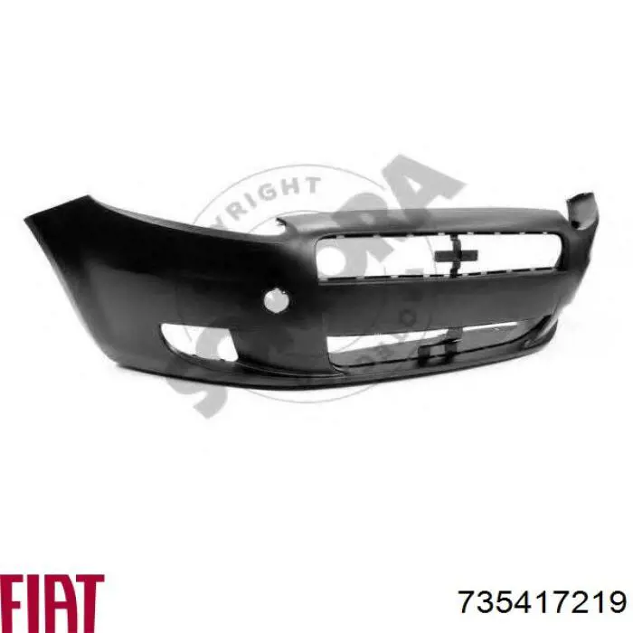 Бампер передній Fiat/Alfa/Lancia 71777603