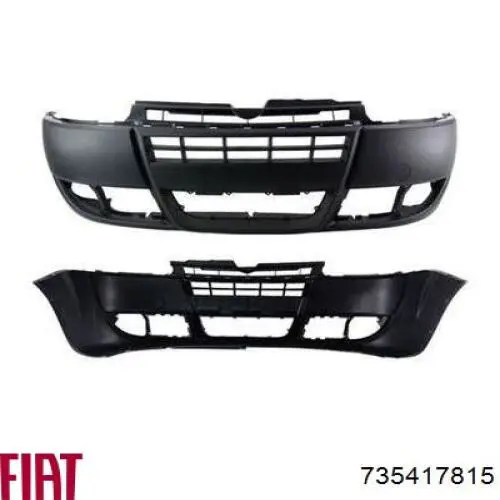 Бампер на авто Fiat/Alfa/Lancia 735417815 ціна, від 58.07 USD