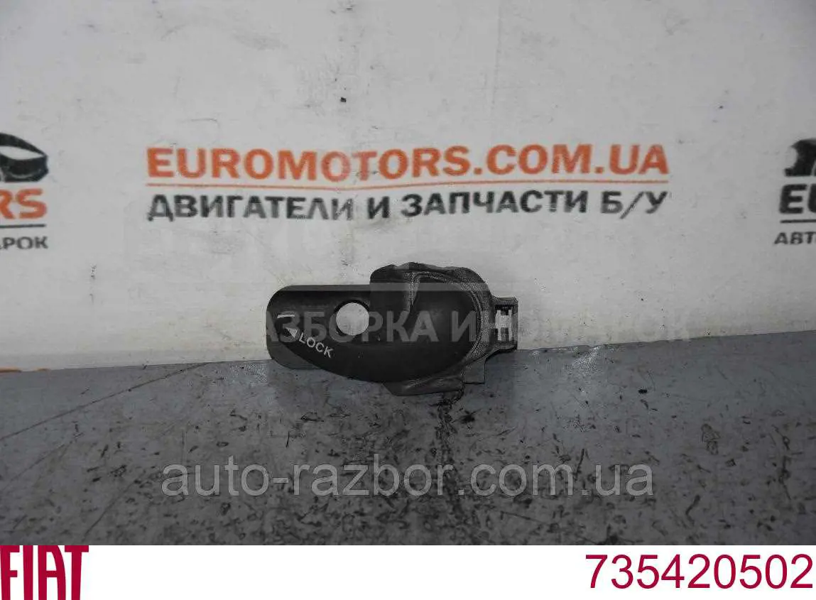 735420502 Fiat/Alfa/Lancia Ручка передньої двері внутрішня права